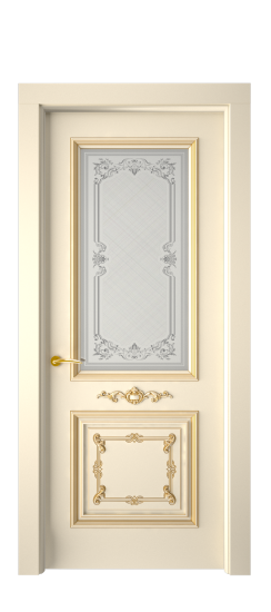 Багет 31 ДО | Слоновая кость патина золото