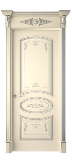 Багет 3 ДГ | Слоновая кость патина серебро