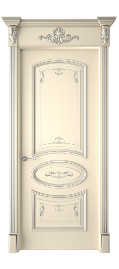 Багет 3 ДГ | Слоновая кость патина серебро