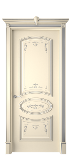 Багет 3 ДГ | Слоновая кость патина серебро