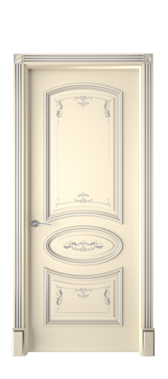 Багет 3 ДГ | Слоновая кость патина серебро