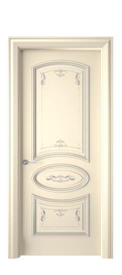 Багет 3 ДГ | Слоновая кость патина серебро