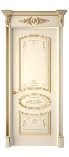 Багет 3 ДГ | Слоновая кость патина золото