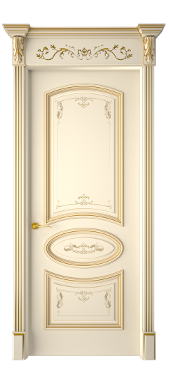 Багет 3 ДГ | Слоновая кость патина золото