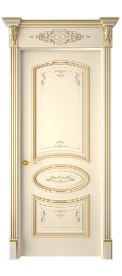 Багет 3 ДГ | Слоновая кость патина золото