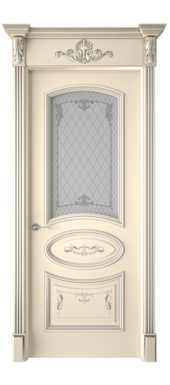 Багет 3 ДО | Слоновая кость патина серебро