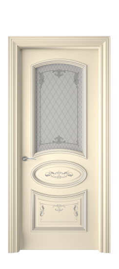 Багет 3 ДО | Слоновая кость патина серебро