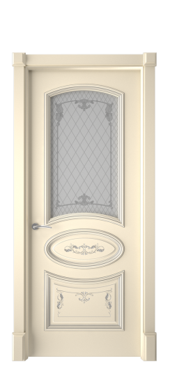 Багет 3 ДО | Слоновая кость патина серебро