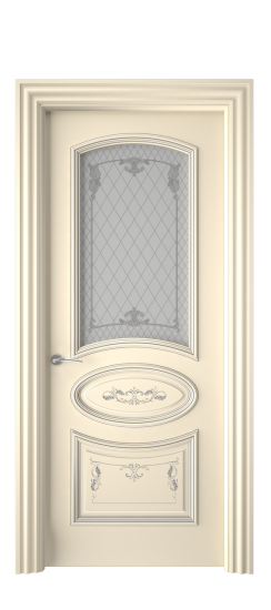 Багет 3 ДО | Слоновая кость патина серебро