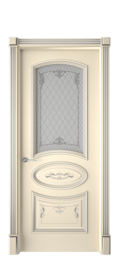 Багет 3 ДО | Слоновая кость патина серебро