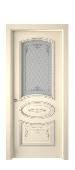 Багет 3 ДО | Слоновая кость патина серебро