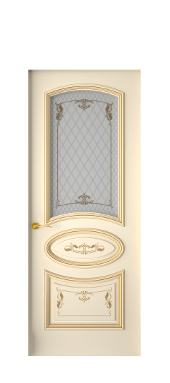 Багет 3 ДО | Слоновая кость патина золото