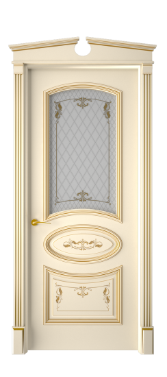 Багет 3 ДО | Слоновая кость патина золото