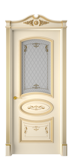 Багет 3 ДО | Слоновая кость патина золото