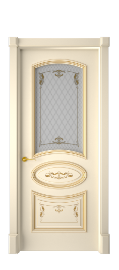 Багет 3 ДО | Слоновая кость патина золото