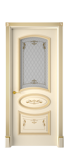 Багет 3 ДО | Слоновая кость патина золото