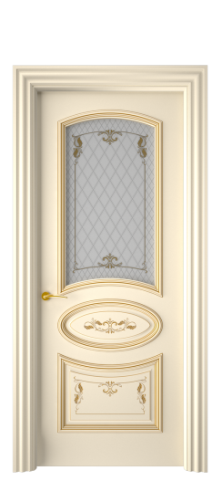 Багет 3 ДО | Слоновая кость патина золото