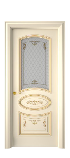 Багет 3 ДО | Слоновая кость патина золото