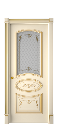 Багет 3 ДО | Слоновая кость патина золото