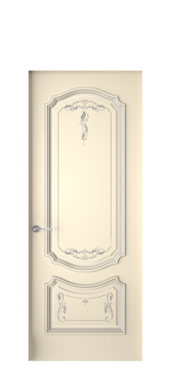 Багет 4 ДГ | Слоновая кость патина серебро