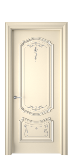 Багет 4 ДГ | Слоновая кость патина серебро