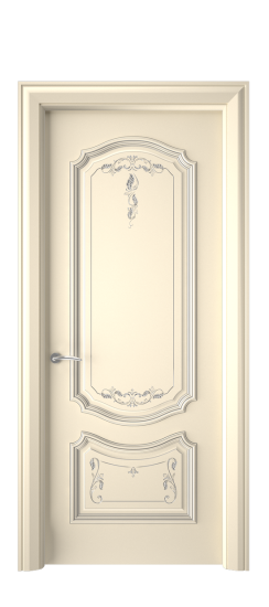 Багет 4 ДГ | Слоновая кость патина серебро