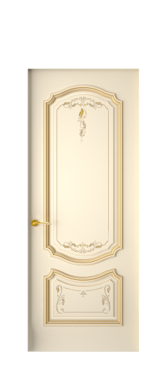 Багет 4 ДГ | Слоновая кость патина золото