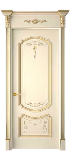 Багет 4 ДГ | Слоновая кость патина золото