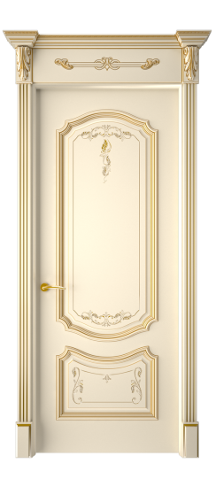 Багет 4 ДГ | Слоновая кость патина золото