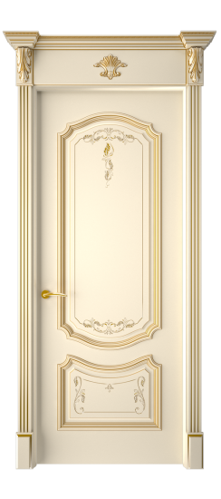 Багет 4 ДГ | Слоновая кость патина золото