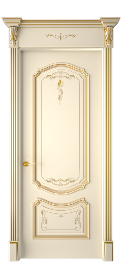 Багет 4 ДГ | Слоновая кость патина золото