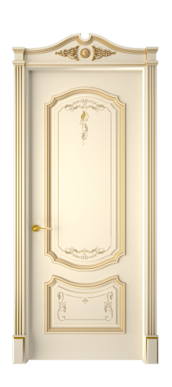 Багет 4 ДГ | Слоновая кость патина золото