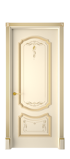 Багет 4 ДГ | Слоновая кость патина золото