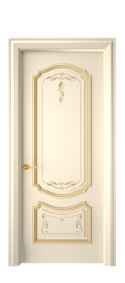 Багет 4 ДГ | Слоновая кость патина золото