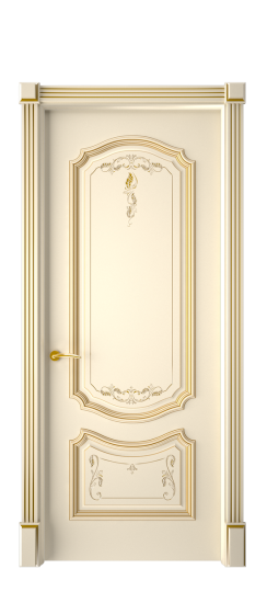 Багет 4 ДГ | Слоновая кость патина золото