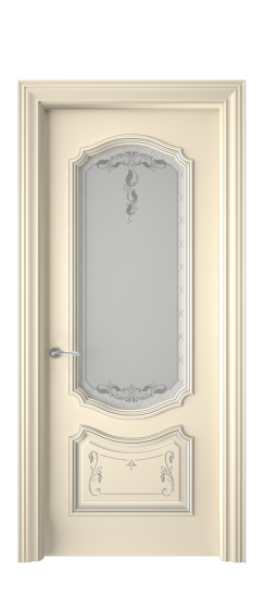 Багет 4 ДО | Слоновая кость патина серебро