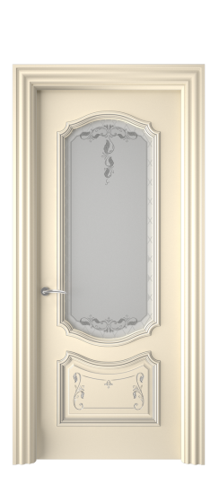 Багет 4 ДО | Слоновая кость патина серебро