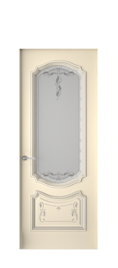 Багет 4 ДО | Слоновая кость патина серебро