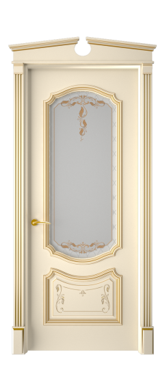 Багет 4 ДО | Слоновая кость патина золото