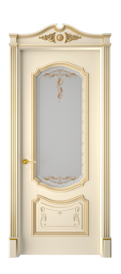 Багет 4 ДО | Слоновая кость патина золото