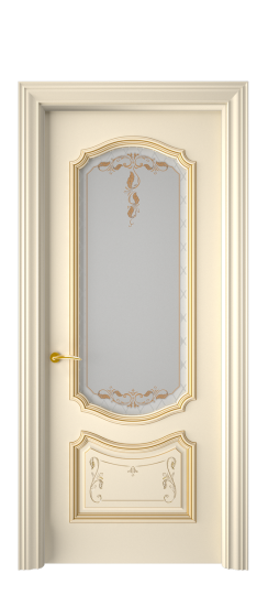 Багет 4 ДО | Слоновая кость патина золото