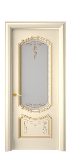 Багет 4 ДО | Слоновая кость патина золото