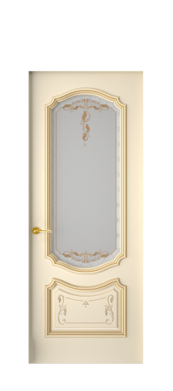 Багет 4 ДО | Слоновая кость патина золото