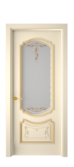 Багет 4 ДО | Слоновая кость патина золото