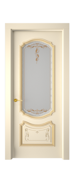 Багет 4 ДО | Слоновая кость патина золото