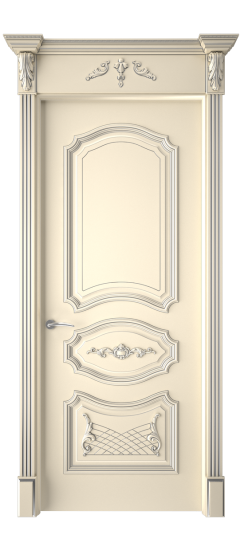 Багет 5.1 ДГ | Слоновая кость патина серебро