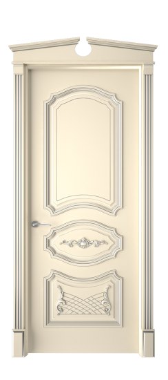 Багет 5.1 ДГ | Слоновая кость патина серебро