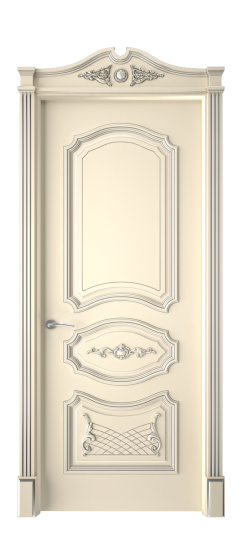 Багет 5.1 ДГ | Слоновая кость патина серебро