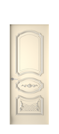 Багет 5.1 ДГ | Слоновая кость патина серебро