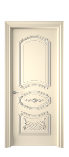 Багет 5.1 ДГ | Слоновая кость патина серебро